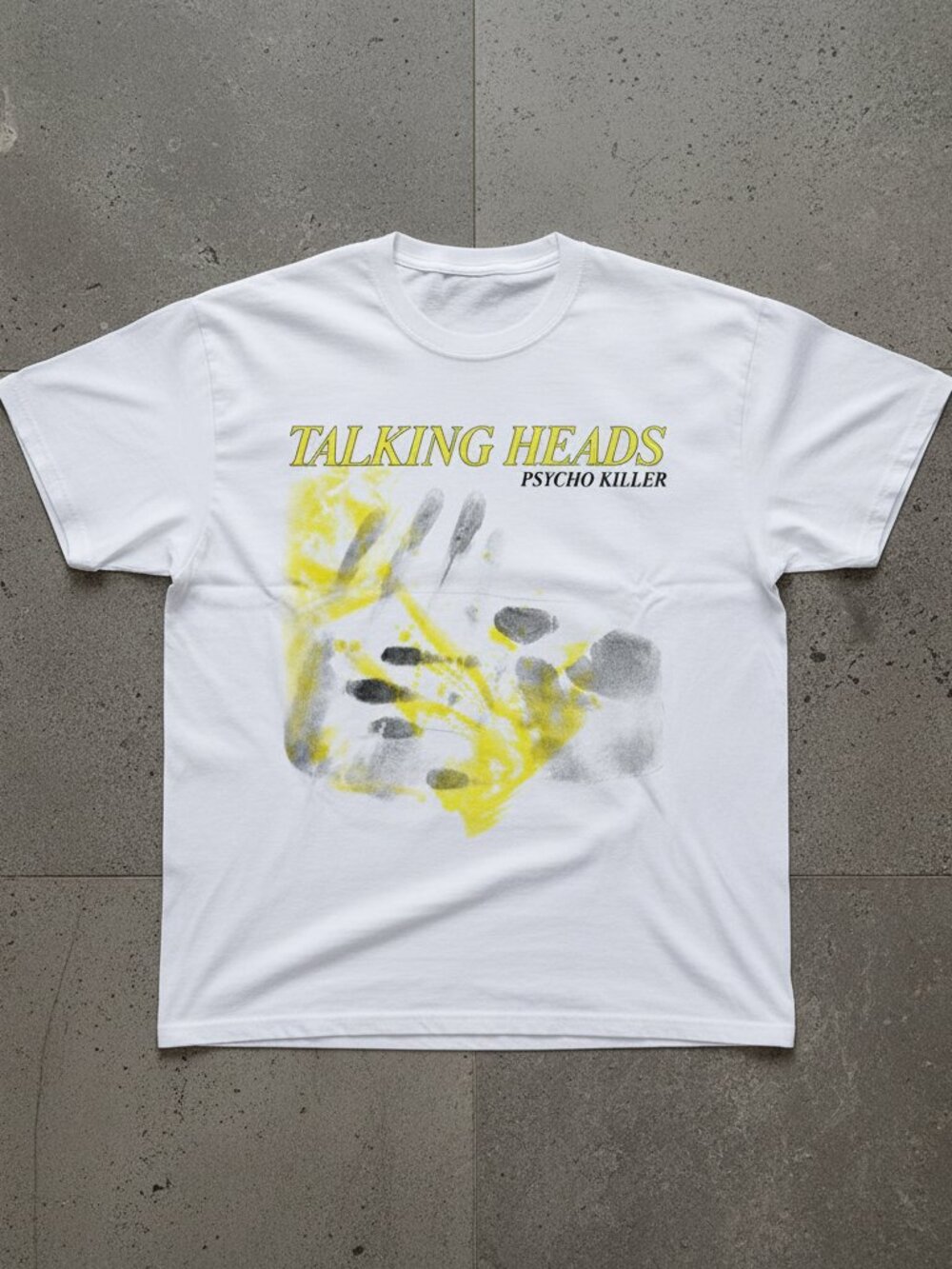 Talking Heads Psycho Killer Graphic T-Shirt | Vintage Style Band Tee | Unisex